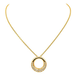 Collier Pendentif en or jaune et diamants - Castafiore