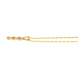 Collier Pendentif en or jaune et diamants - Castafiore