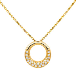 Collier Pendentif en or jaune et diamants - Castafiore