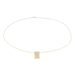 Collier pendentif en or jaune et diamants - Castafiore