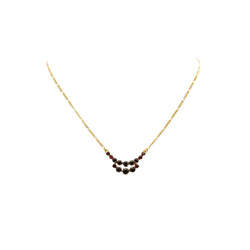 Collier Pendentif en or jaune et grenats - Castafiore