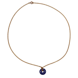 Collier Pendentif en or jaune et lapis - lazuli - Castafiore
