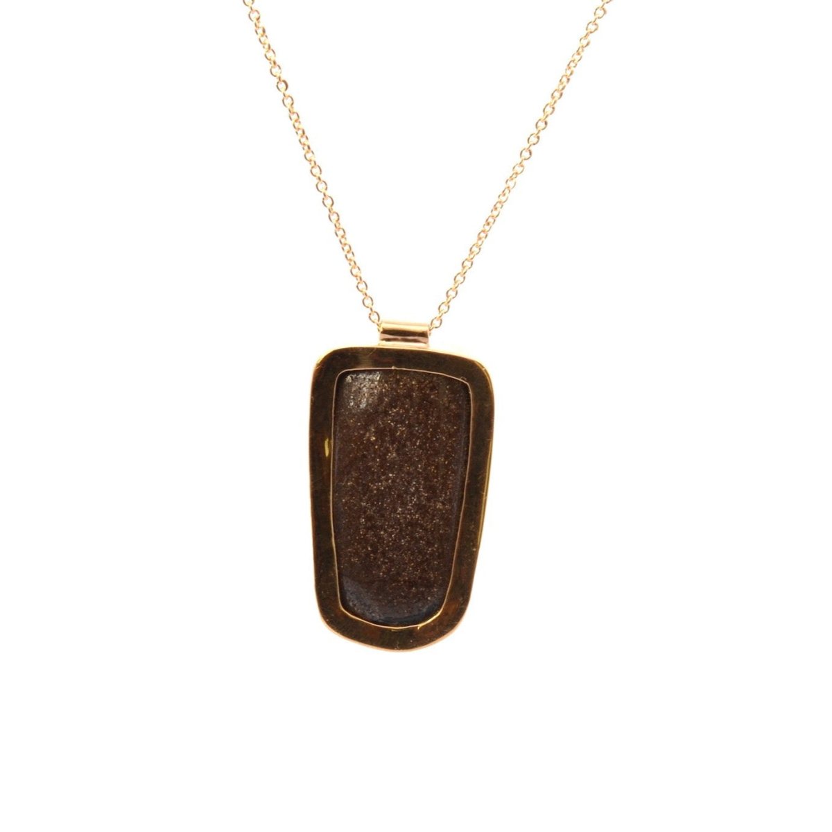 Collier Pendentif en or jaune et opale - Castafiore