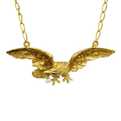 Collier Pendentif en or jaune et perle - Castafiore