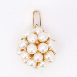 Collier Pendentif en or jaune et perles - Castafiore