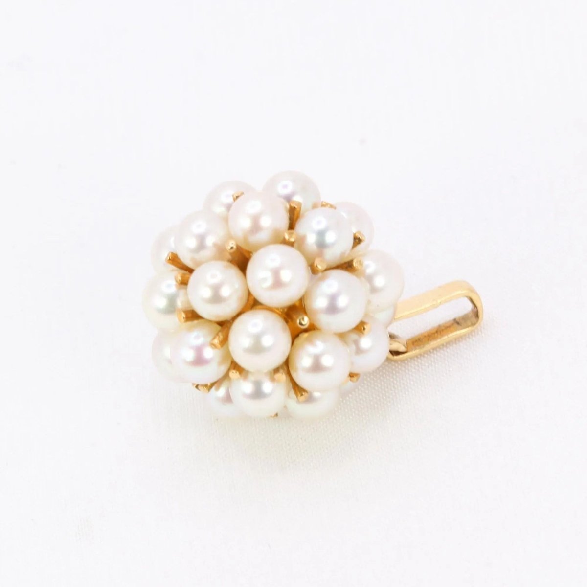 Collier Pendentif en or jaune et perles - Castafiore