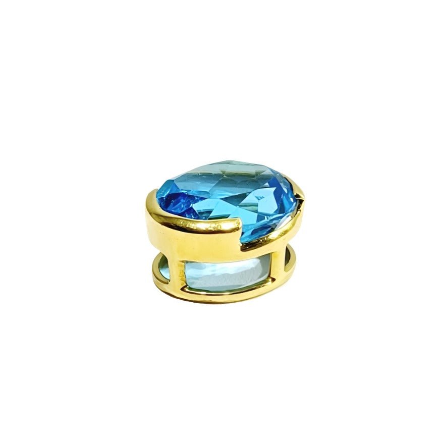 Collier Pendentif en or jaune et topaze - Castafiore