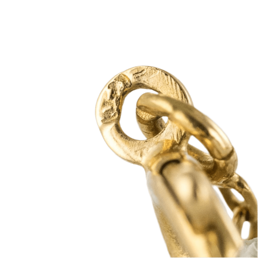 Collier Pendentif en or jaune, perle et diamant - Castafiore