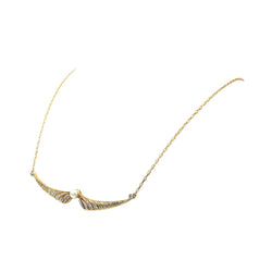 Collier Pendentif en or jaune, perle et diamants - Castafiore