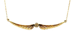 Collier Pendentif en or jaune, perle et diamants - Castafiore