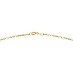 Collier Pendentif en or jaune, quartz et diamants - Castafiore