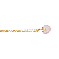 Collier Pendentif en or jaune, quartz et diamants - Castafiore