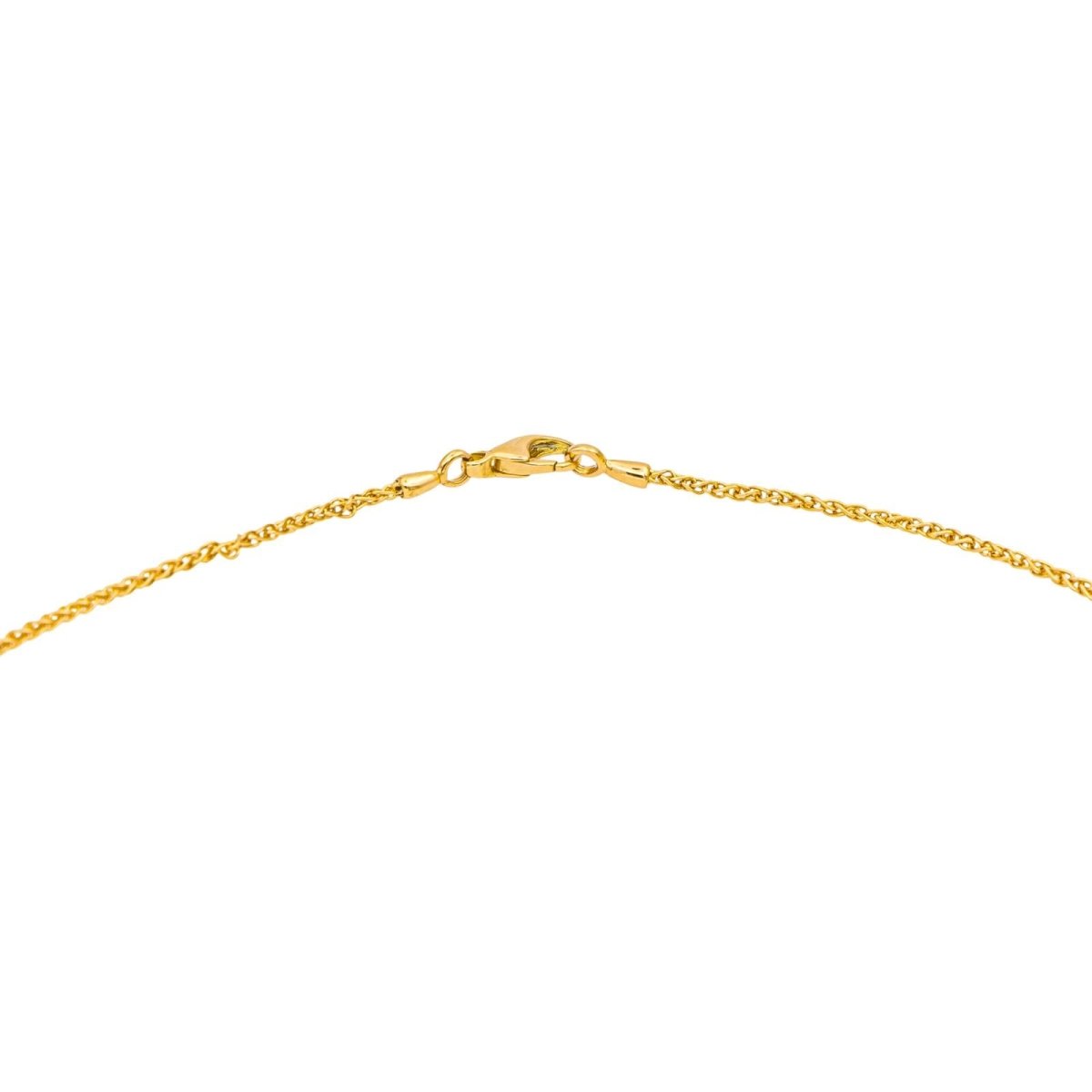 Necklace  Yellow gold Sapphire 