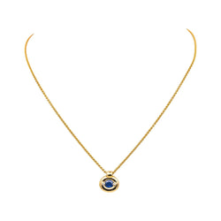 Necklace  Yellow gold Sapphire 