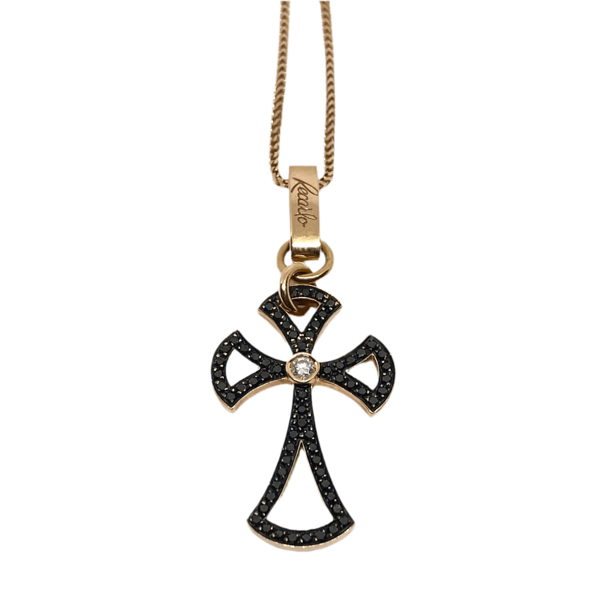 Collier Pendentif en or orse et diamants - Castafiore