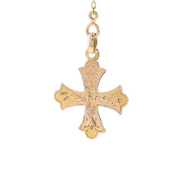 Collier Pendentif en or rose et corail - Castafiore