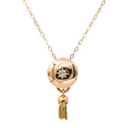 Collier Pendentif en or rose et diamant - Castafiore