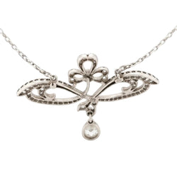 Collier Pendentif en platine et diamants - Castafiore