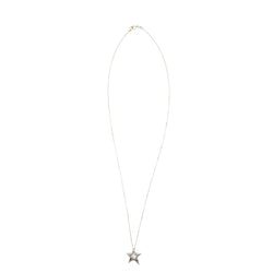Collier Pendentif Étoile en or blanc et diamants - Castafiore