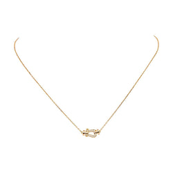 Collier Pendentif FRED "Force 10" en or rose et dualabts - Castafiore