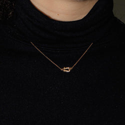 Collier Pendentif FRED "Force 10" en or rose et dualabts - Castafiore