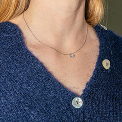 Collier Pendentif FRED "Success" en or blanc et diamants - Castafiore