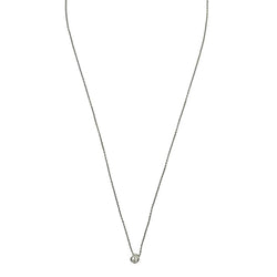 Collier Pendentif GAREL en or blanc et diamant - Castafiore