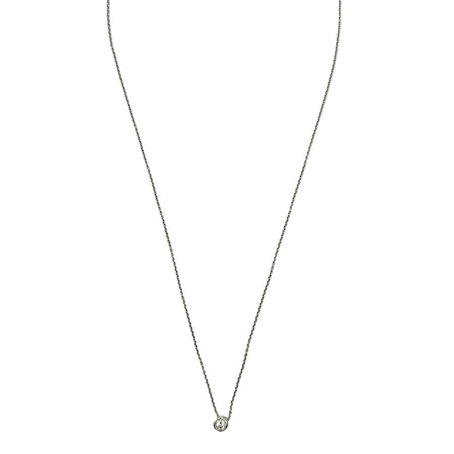Collier Pendentif GAREL en or blanc et diamant - Castafiore