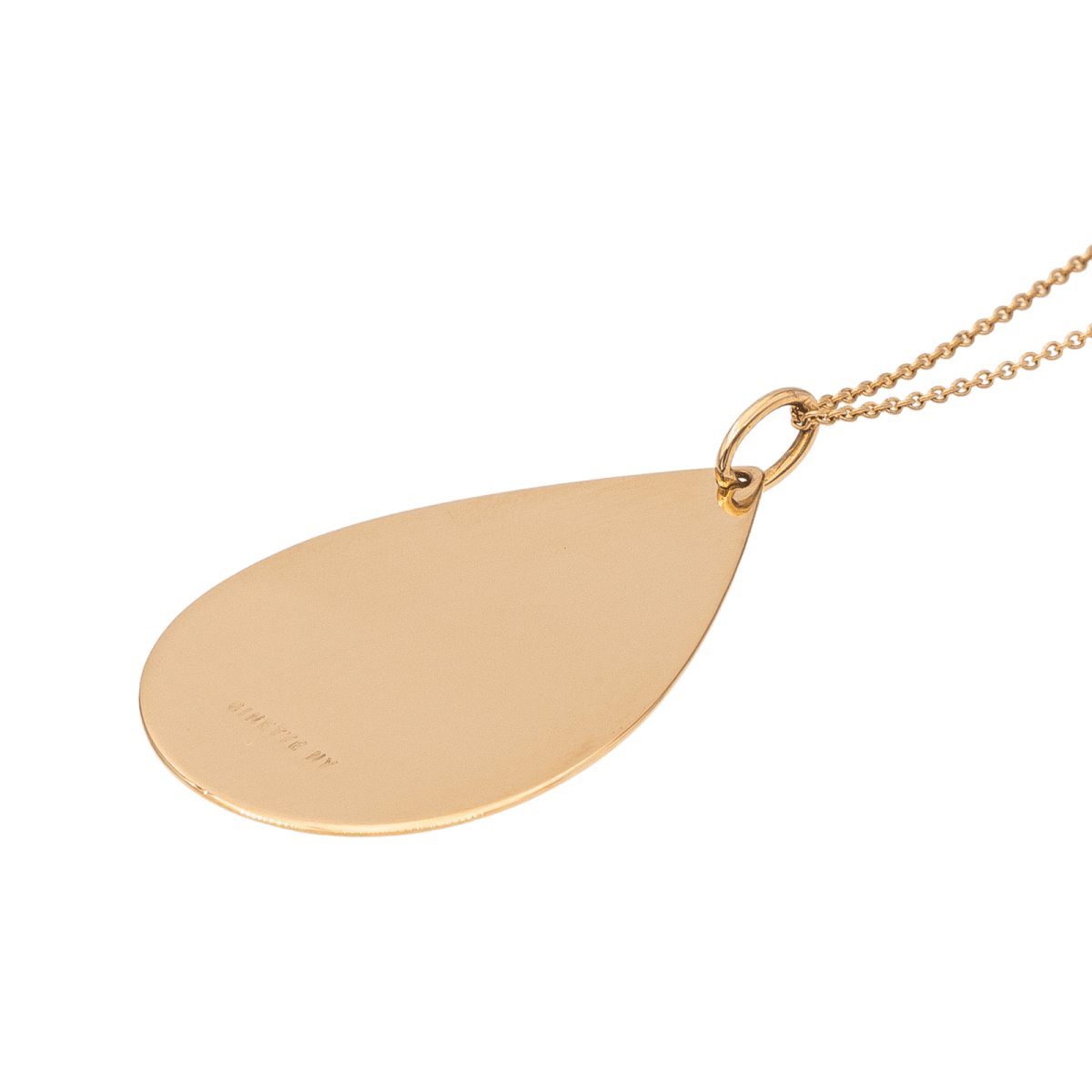 Ginette NY Necklace Bliss on Chain pendant Rose gold