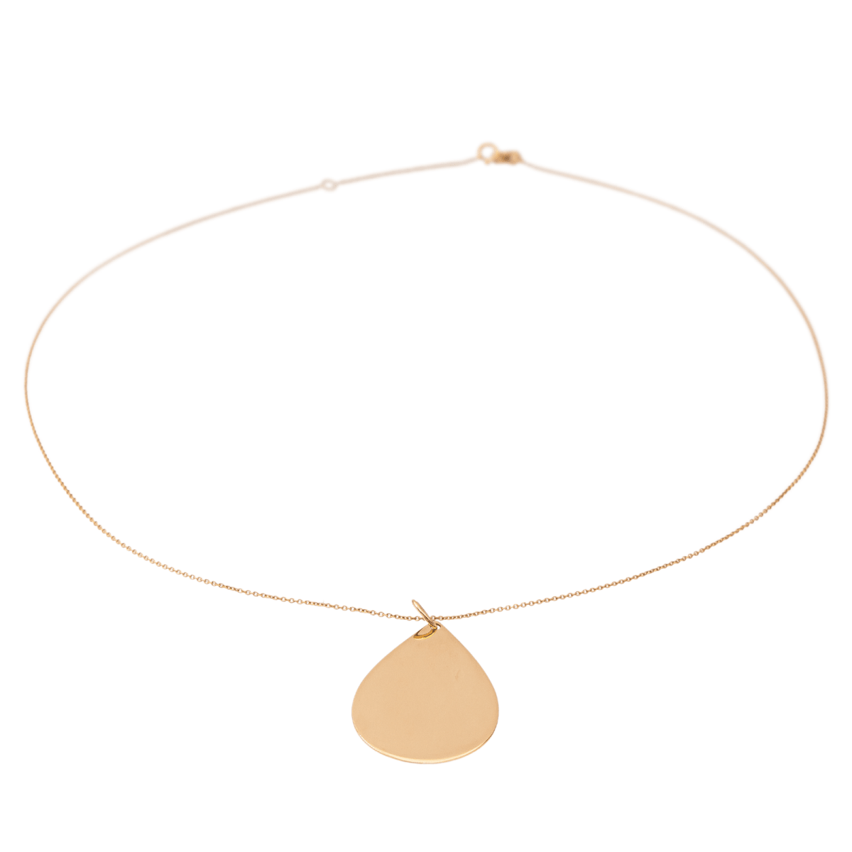 Ginette NY Necklace Bliss on Chain pendant Rose gold
