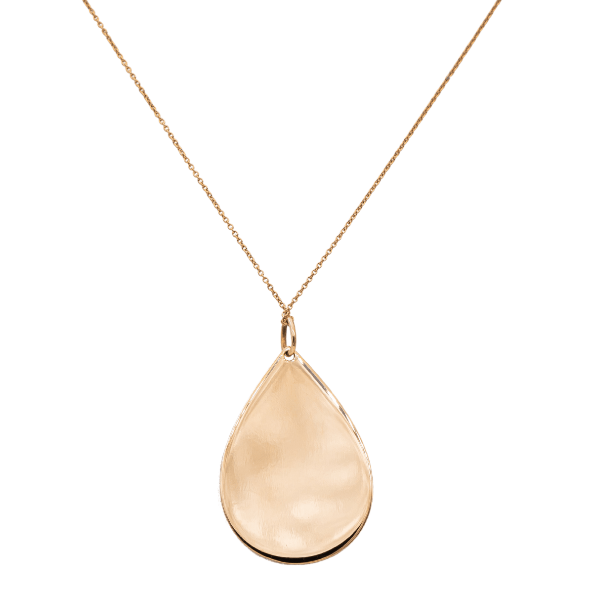 Ginette NY Necklace Bliss on Chain pendant Rose gold