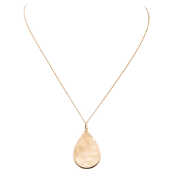 Ginette NY Necklace Bliss on Chain pendant Rose gold