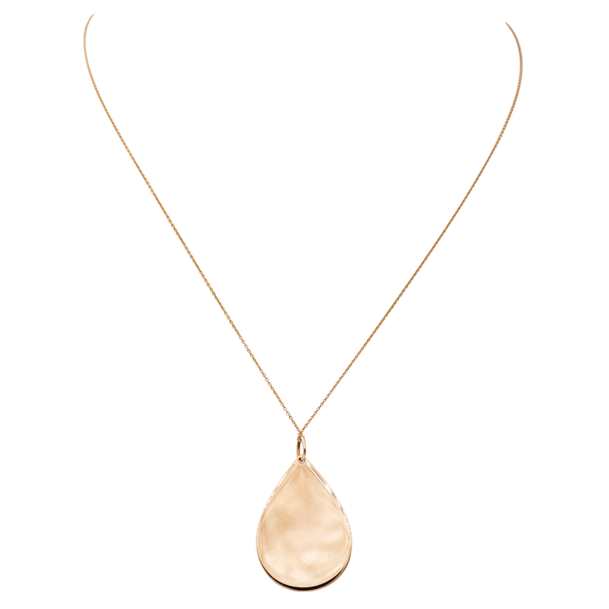 Ginette NY Necklace Bliss on Chain pendant Rose gold