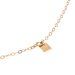 Collier Pendentif GINETTE NY "Jumbo donut on chain" en or rose - Castafiore