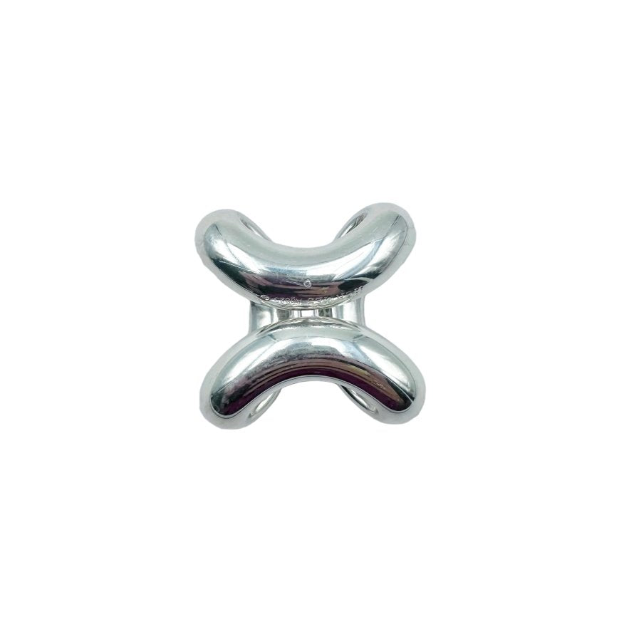 Collier Pendentif HERMÈS "Lima" en argent - Castafiore