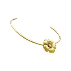 Necklace Lalaounis "Fleur" in yellow gold.