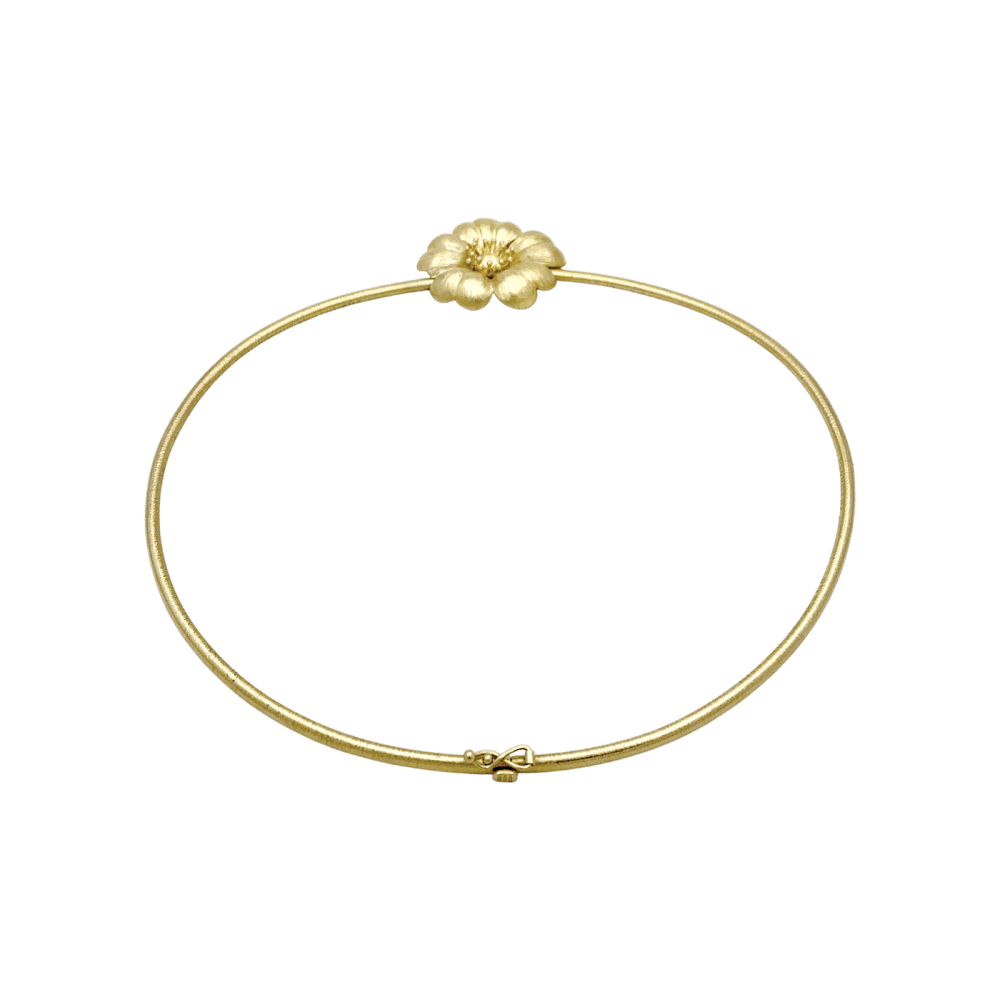 Necklace Lalaounis "Fleur" in yellow gold.
