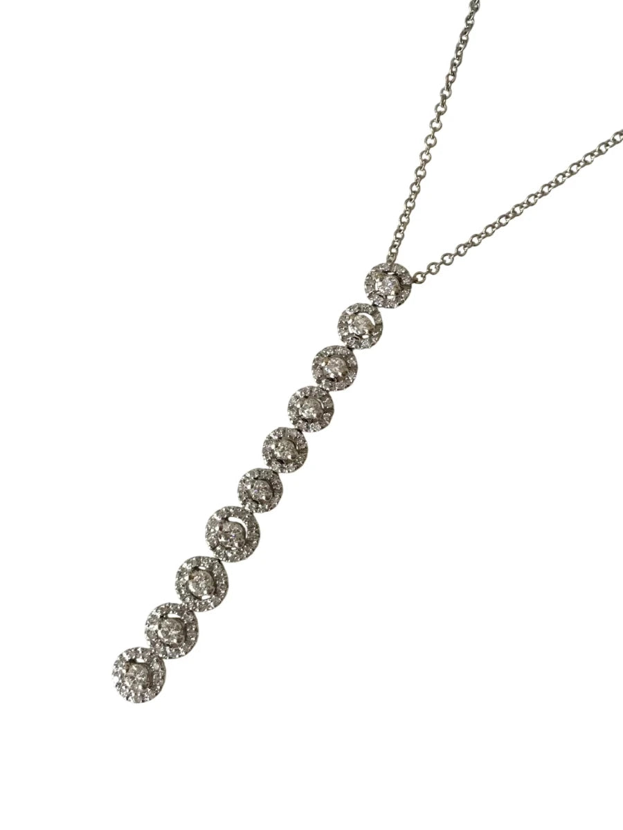 Collier Pendentif LÉO PIZZO en or blanc et diamants - Castafiore