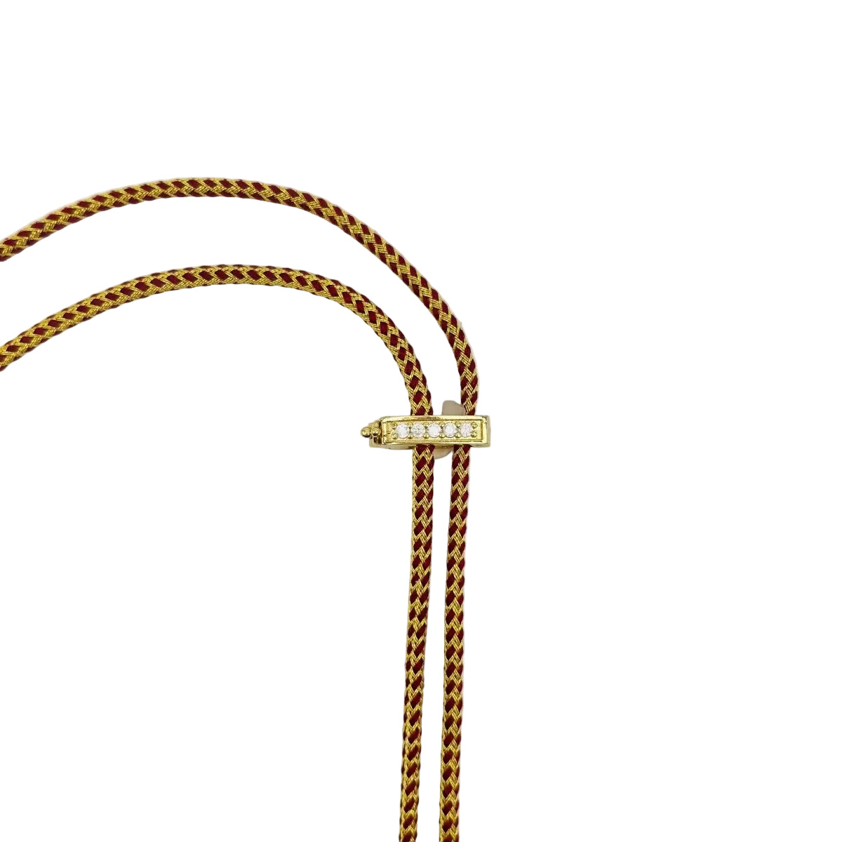 Collier Pendentif MARIE LICHTENBERG "In Stars We Trust" en or jaune et diamants - Castafiore