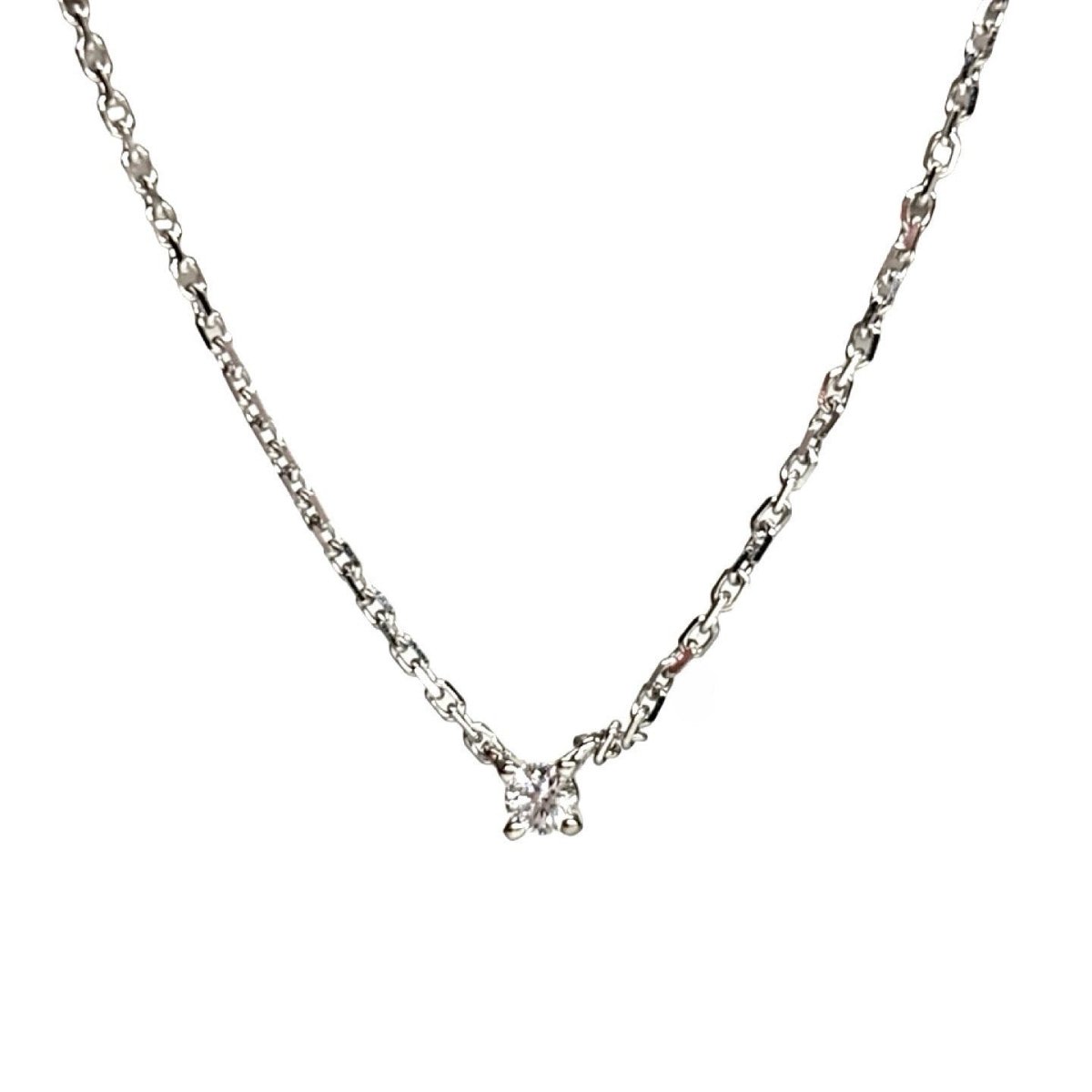 Collier Pendentif MAUBOUSSIN en or blanc et diamant