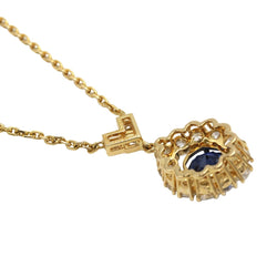 Collier Pendentif MAUBOUSSIN en or jaune, saphir et diamants - Castafiore