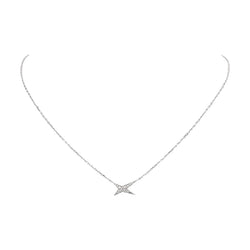 Collier Pendentif MAUBOUSSIN "French Valentine" en or blanc et diamants - Castafiore