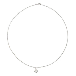 Collier Pendentif MAUBOUSSIN "Ma Reine d'Amour N°2" en or blanc et diamants - Castafiore