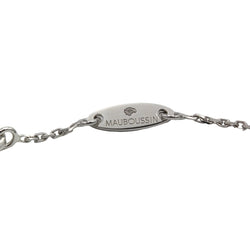 Collier Pendentif MAUBOUSSIN "Mon premier pas d'amour" en or blanc et diamant - Castafiore