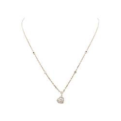 Collier Pendentif MESSIKA "Joy Heart" en or rose et diamants - Castafiore