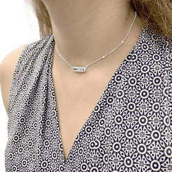 Collier Pendentif MESSIKA "Move Classique Pavé" en or blanc et diamants - Castafiore