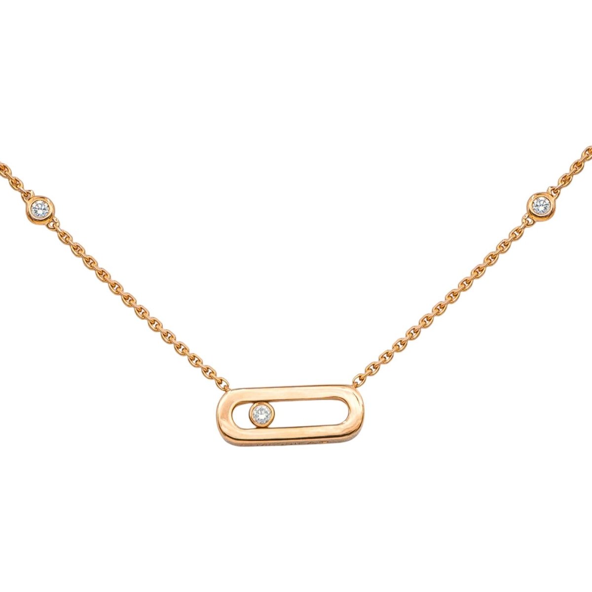 Messika Necklace  Move Uno Rose gold diamond