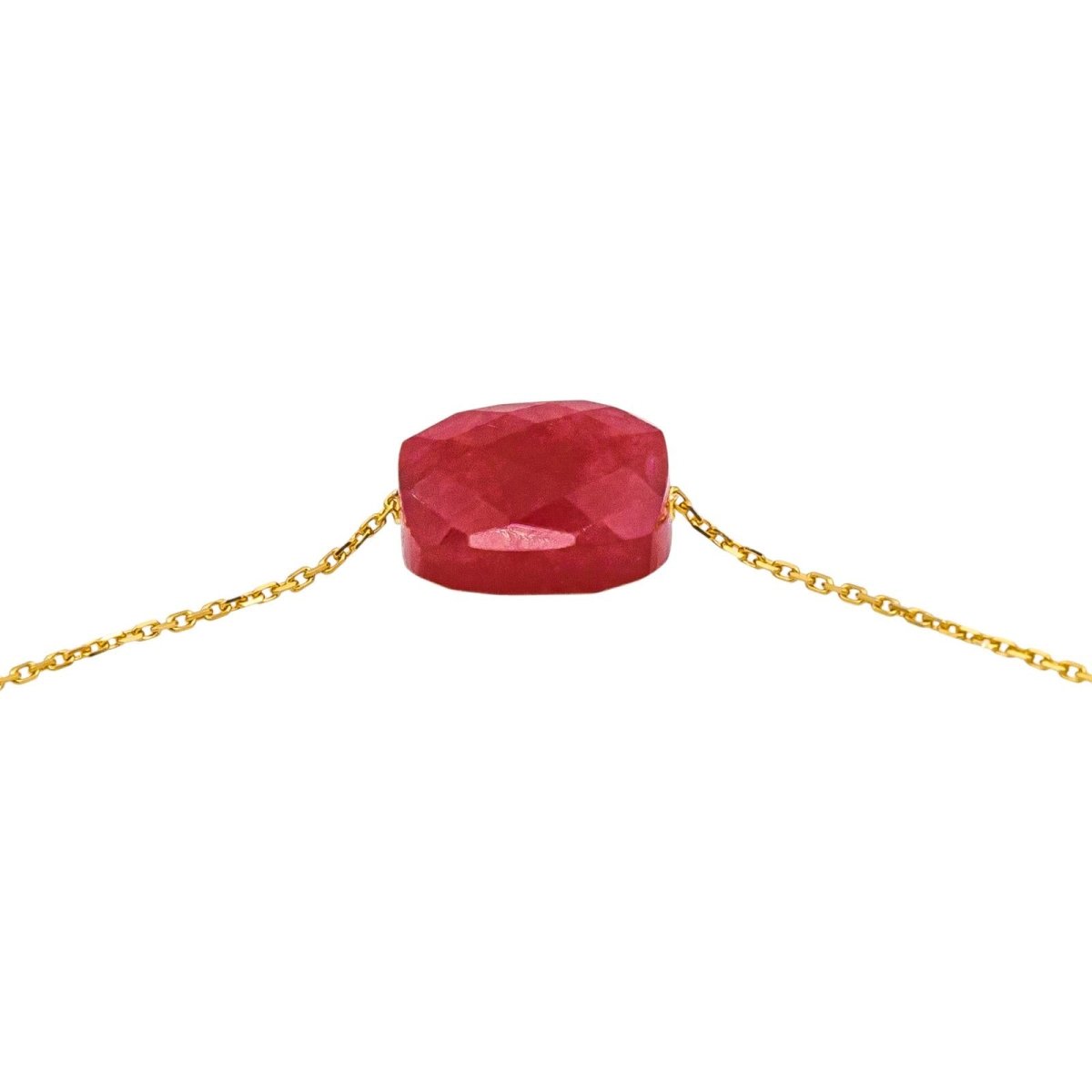 Collier Pendentif MORGANNE BELLO "Friandise" en or jaune et quartz - Castafiore