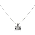 Collier Pendentif Or blanc Diamant - Castafiore