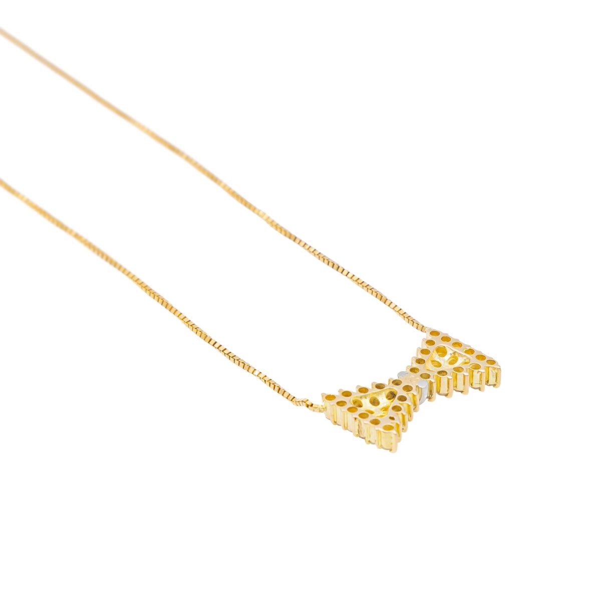 Collier Pendentif Or jaune Diamant - Castafiore